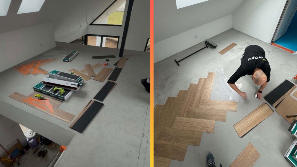 Realizácia vinylovej podlahy DesignFlooring žilina dizajnovepodlahy.sk