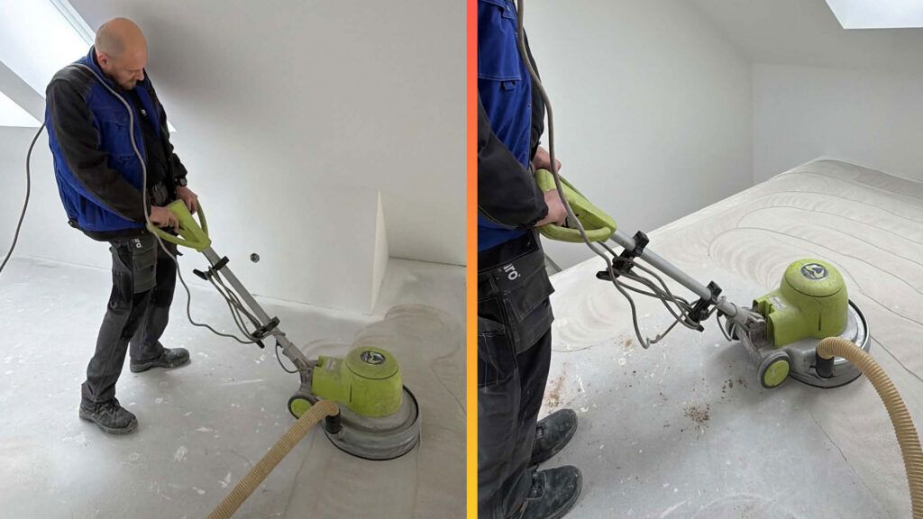 Realizácia vinylovej podlahy DesignFlooring žilina brúsenie s wolff samba dizajnovepodlahy.sk 